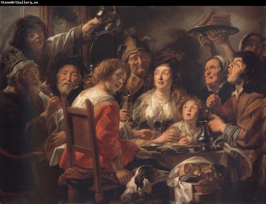 Jacob Jordaens The Konig drinks